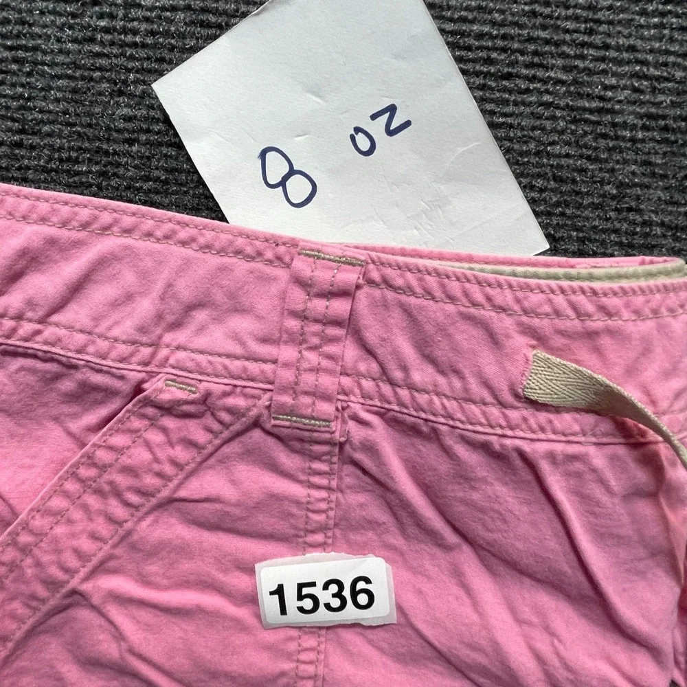 Mossimo Y2K Cargo Shorts Women L Pink Soft Girl Utility Cotton Barbiecore 90s